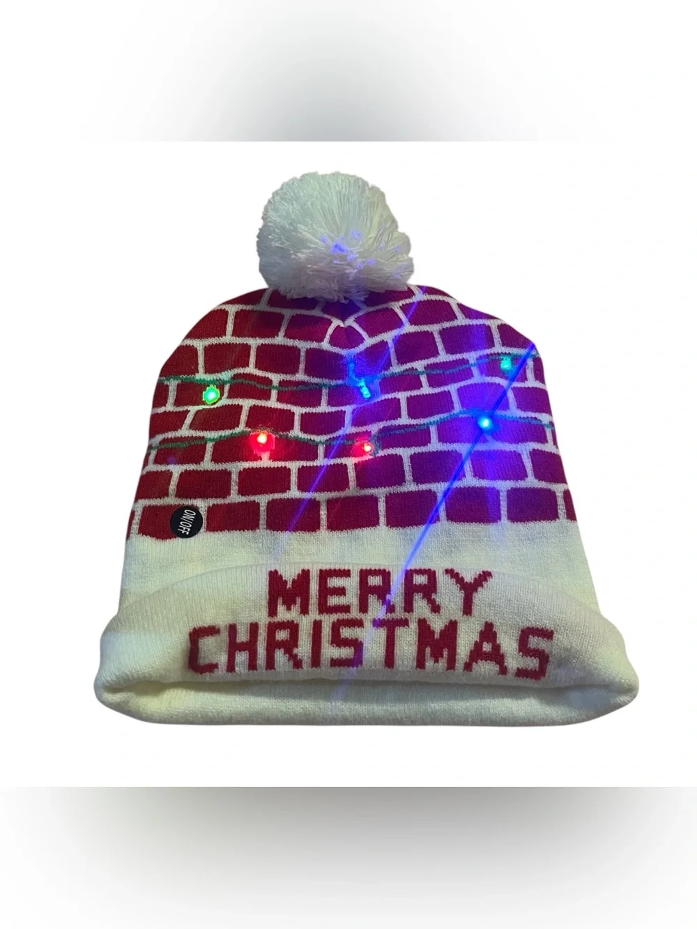 NWOT Light Up Holiday Christmas Beanie
